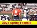 Team defense vs team offense vs team red 2024 auburn spring football game highlights