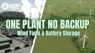 Wind Farm & Battery Storage in Cities Skylines 2 | Twin Pine Valley | Episode 9 Wind Farm & Battery Storage in Cities Skylines 2 | Twin Pine Valley | Episode 9