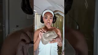 For everyone wondering what it's like to shower in the sky! #firstclass #emirates