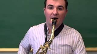 Alto Saxophone - Playing The First Five Notes
