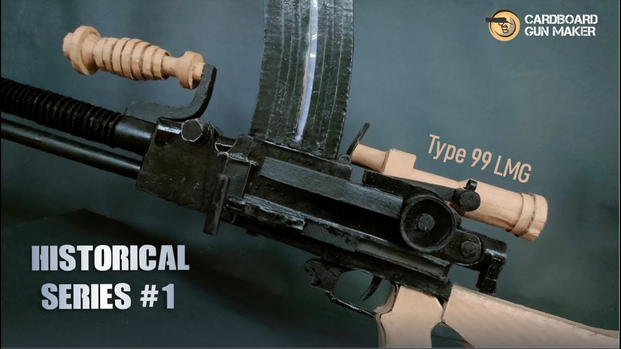 First Time on Youtube !!! Cardboard Type 99 That Shoot - YouTube