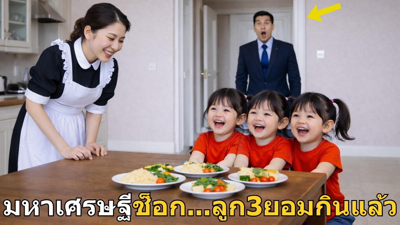 มหาเศรษฐีที่รวยเป็นอันดับต้น ๆ หมดหนทางเพราะลูก 3 คนไม่ยอมกิน…เมื่อพี่เลี้ยงคนใหม่ปรากฏตัว