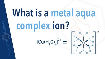 What is a metal aqua complex ion?