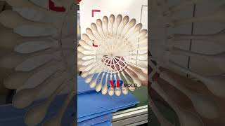 32 cavities spoon molding process