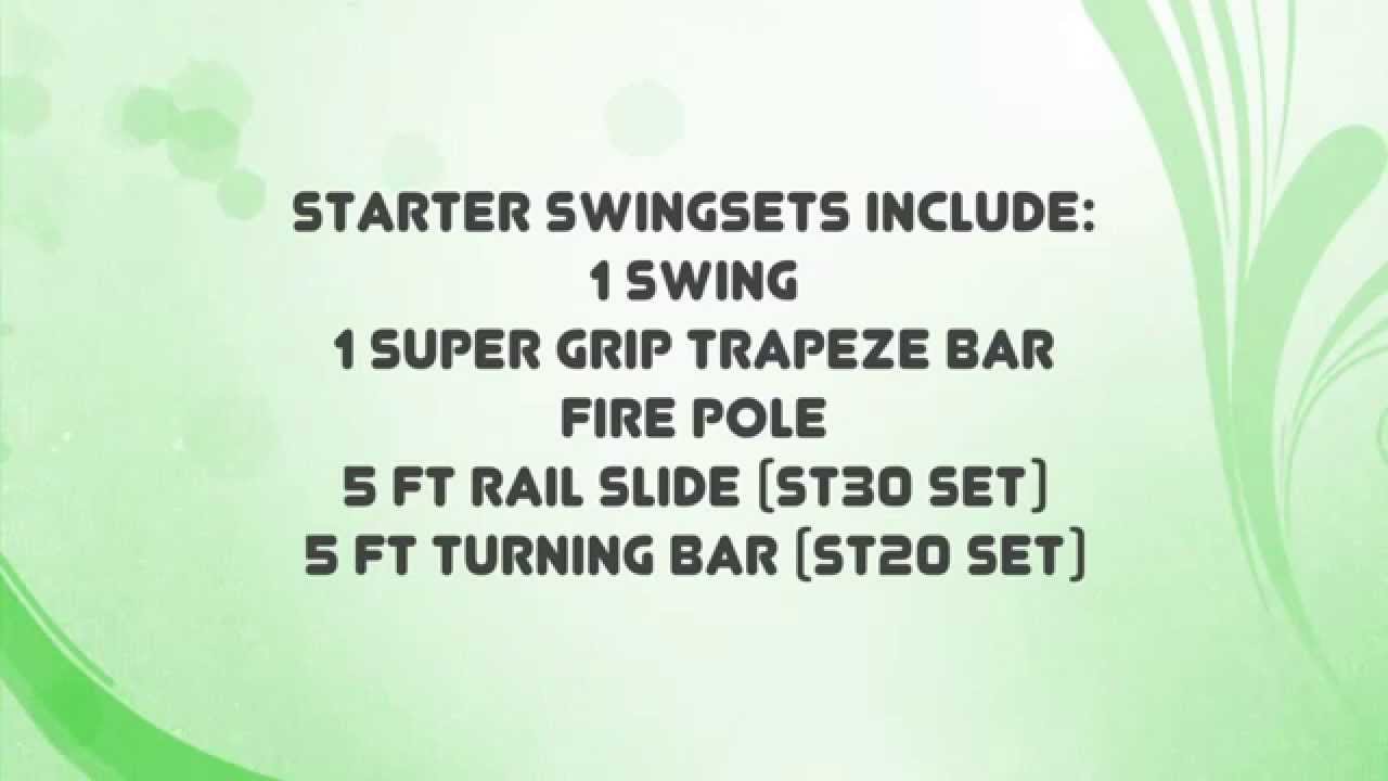 Starter Swingsets -  Component Playgrounds