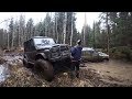 Едем с OffroadSPB забирать квадрик из болота. Уазы, Нива, Nissan...