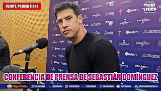 Conferencia de prensa de Sebastián Domínguez