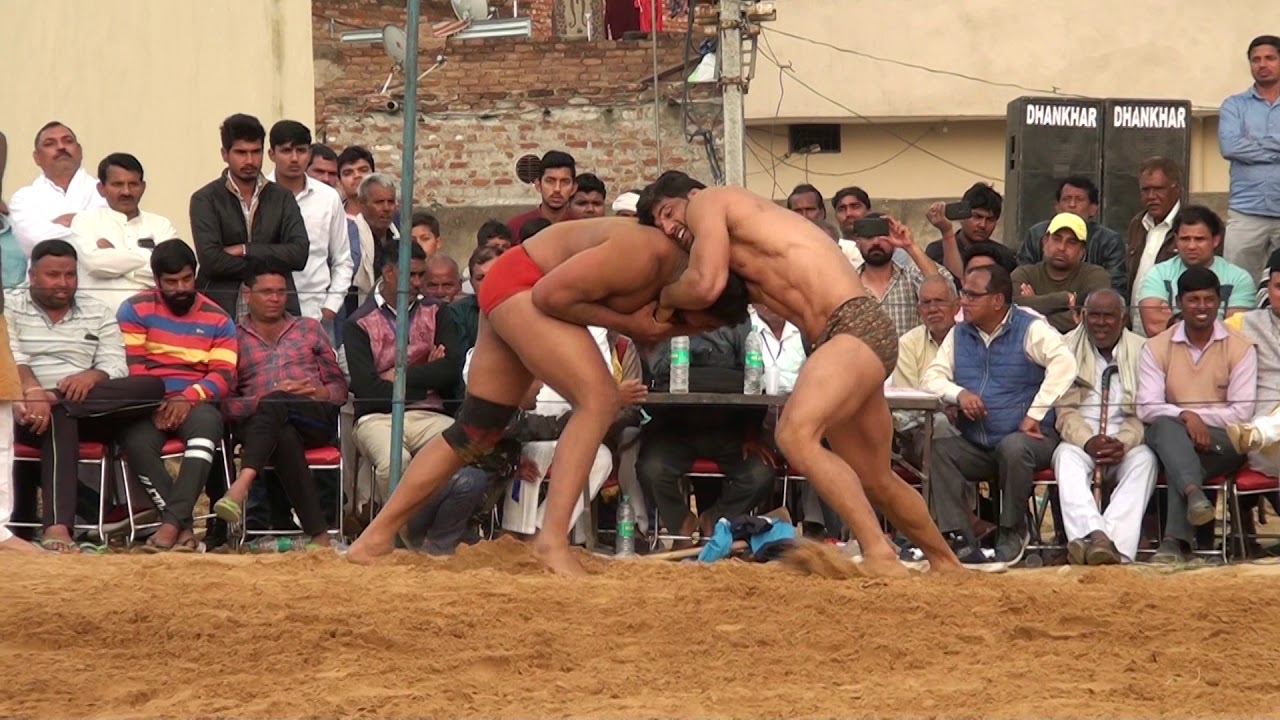 Rahul Tripadi vs Manjeet of Mehar singh Akhada Dhankot Village Dangal Haryana 00137