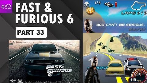 Roman confronted by a police car, Chapter 7 | Fast & Furious 6 | Java games (Part 33)