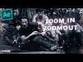 Smooth zoom in  zoom out tutorial  after effects