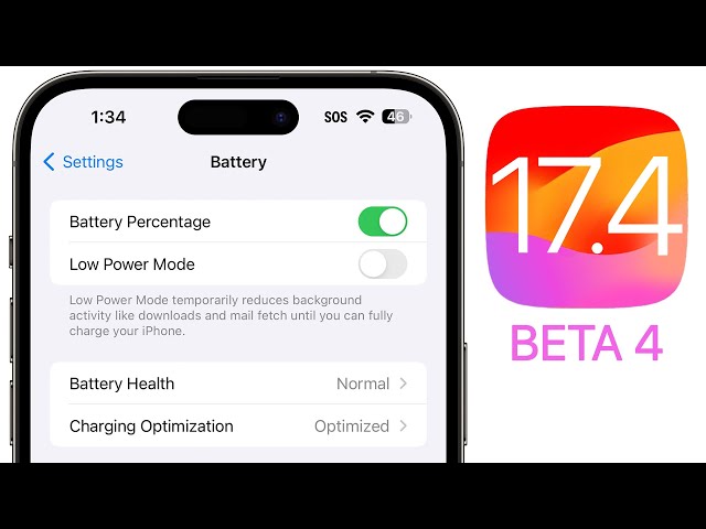 iOS 17.4 Beta 4 Released - What's New? class=