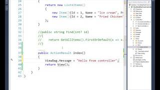 01  How to pass data and object from controller to view using ViewBag