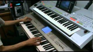 The Final Countdown ending solo - Yamaha Tyros 2 and Korg Triton Studio chords