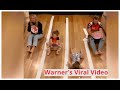 David Warner shares hilarious unique car race video