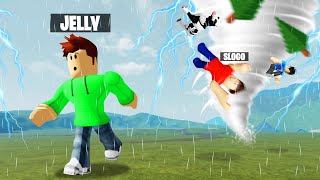 Escape From The Destructive Tornado Roblox Youtube - jelly stealing 900'000 dolors roblox