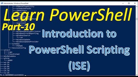 PowerShell - Part 10 | Introduction to PowerShell Scripting | Automation | Techno Network.
