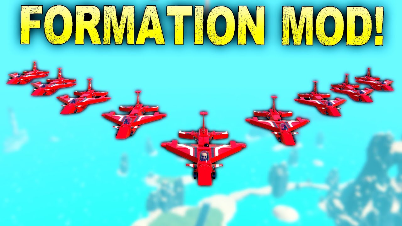 This Mod Let's You Fly a Whole Formation of Planes!