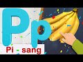 Belajar huruf P untuk anak PAUD/TK dan SD