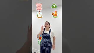 Farm Animal Sounds Song | Pig Frog Hen Rooster | Fun Kids Learning Rhyme