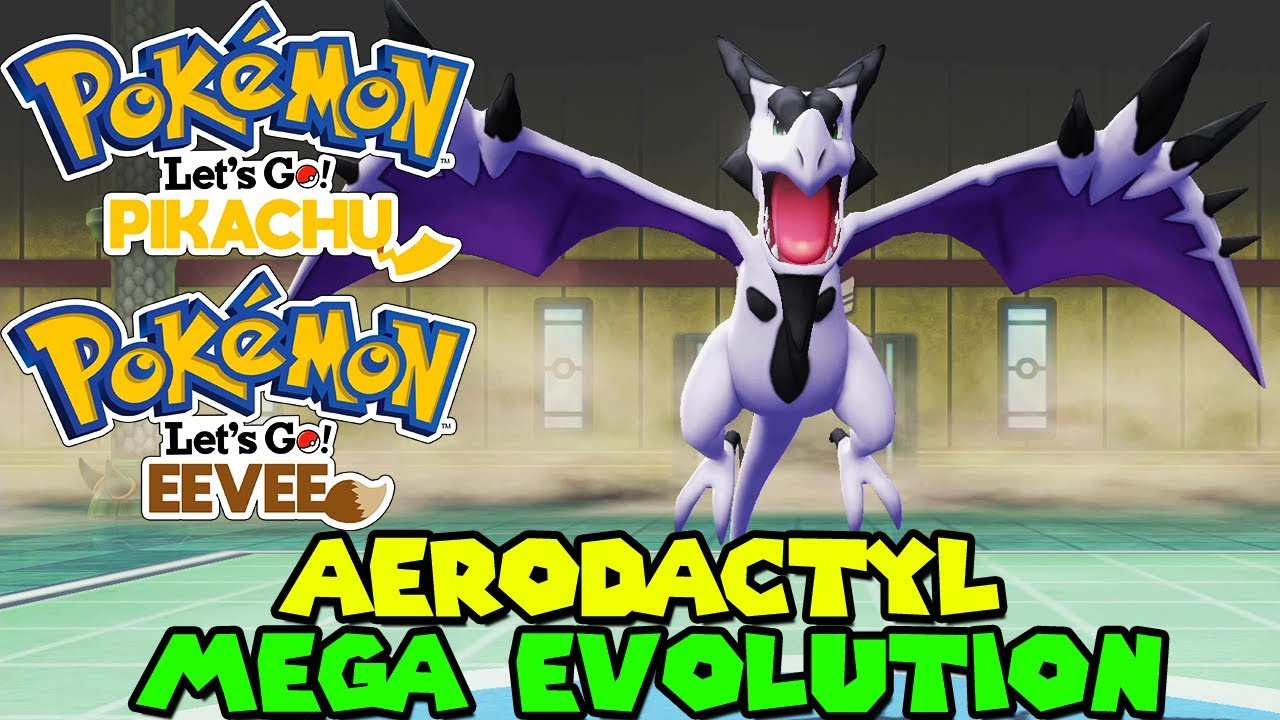 Pokemon Let's Go Pikachu & Eevee ✨ SHINY ✨6 IV MEGA Aerodactyl FAST  DELIVERY 