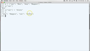 101 How To Create, Update Or Change A Value In A Dictionary   YouTube
