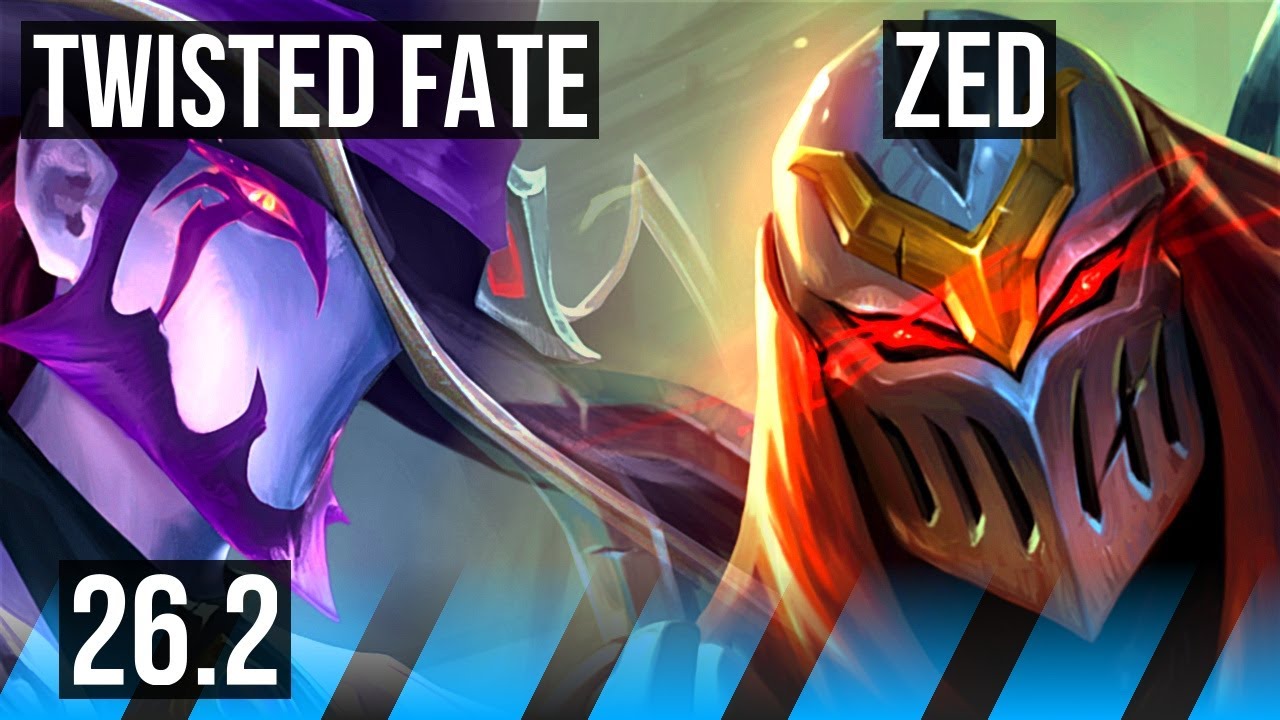 TWISTED FATE vs ZED (MID) | KR Challenger | 26.2