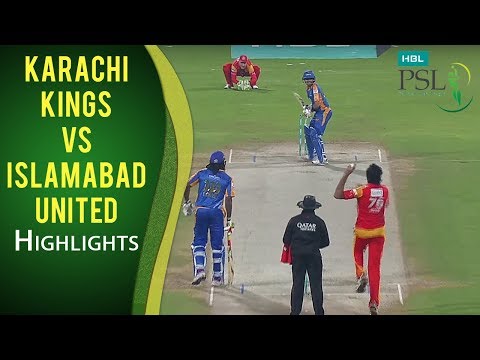 PSL 2017 Play-off 2: Islamabad United vs. Karachi Kings Highlights VIDEO