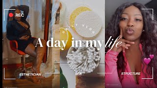Vlog #3| Day In The Life Of A Sixfigure Esthetician  Toya Lovely