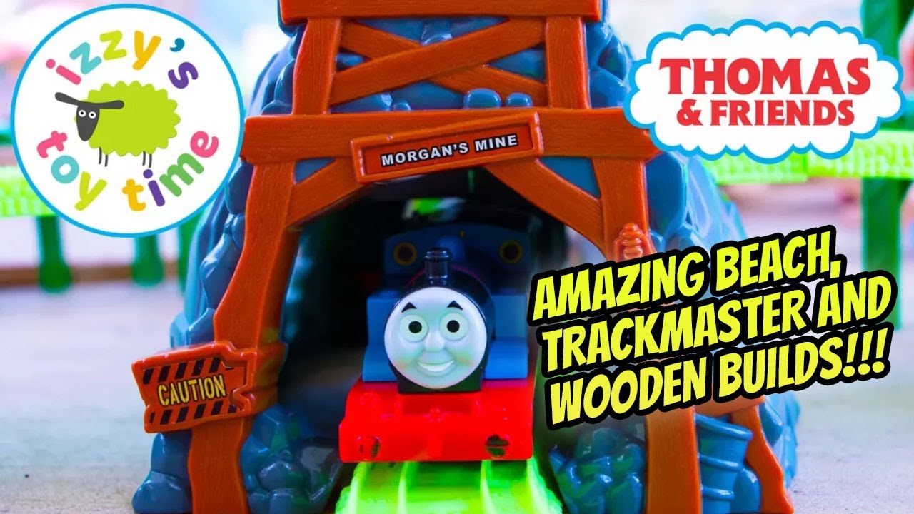 Tracks on the Beach, Mystery Bags, TRACKMASTER & Amazing Wooden Builds! | 1HR Izzys Compilation