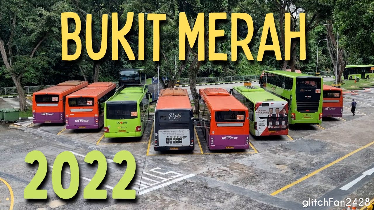 Buses at Bukit Merah Bus Interchange, Singapore 2022