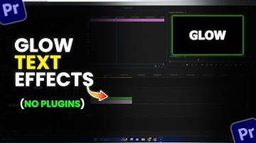 Glowing Text in Premiere Pro | Glow Effect Tutorial | No Plugins