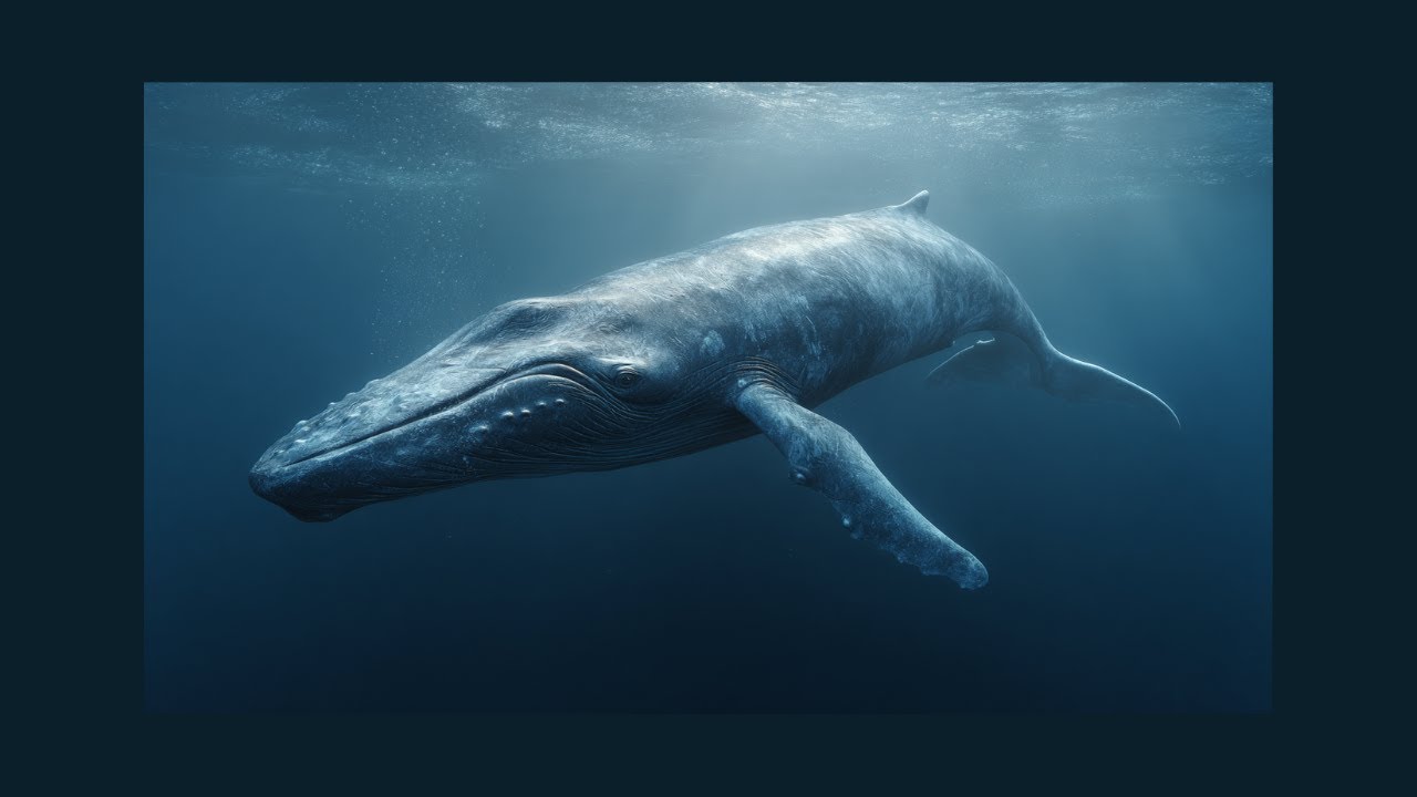 Blue Whale – Absolute Blue | Deep Sea Ambient Sound for Sleep & Meditation (1 Hour)