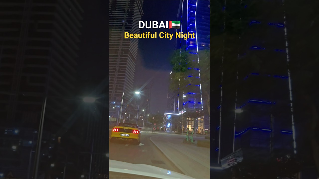 Beautiful Dubai City Night🇦🇪😱| 