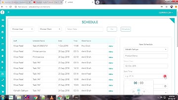 Supervisor - Schedule Event for Employee - onfield Employee Attendance & Employee Tracking App