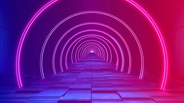 Green Tunnel Abstract Background Video Loop - Motion Grafics Metallic Texture 4k-2022