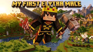 My First Elytra + Mace Video #longvideo #minecraft #elytramace #viral #pvpgod 