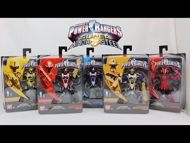 5 Inch Ninja Super Steel Mode Rangers Review [Power Rangers Super