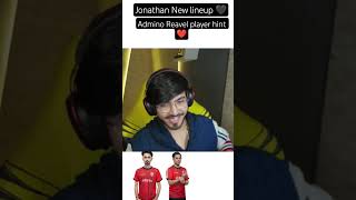 Team Apex members Hint by Admino Gaming Jonathan new lineup 🖤🔝#bgmi #teamapex #jonathan #godlike