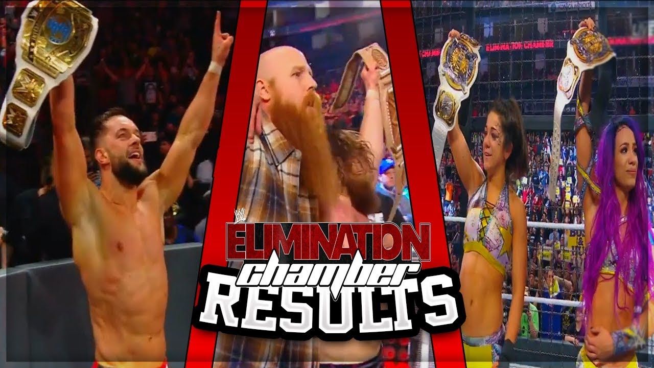 WWE ELIMINATION CHAMBER 2019 FULL SHOW RESULTS (WWE ELIMINATION CHAMBER RESULTS)