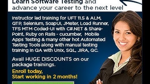 Selenium Training Video Tutorial Software Testing Classes