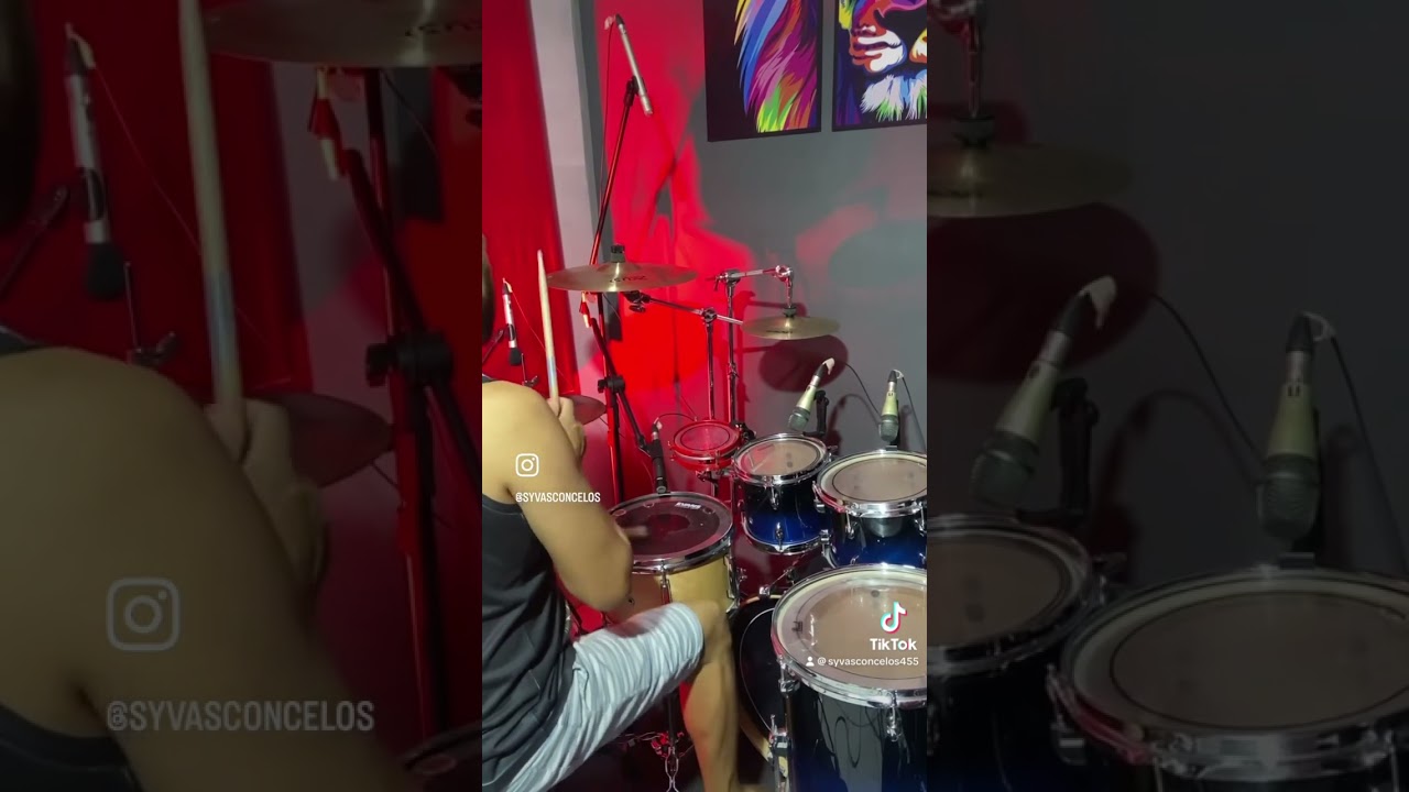 Drum cover SY VASCONCELOS casinha de sapê
