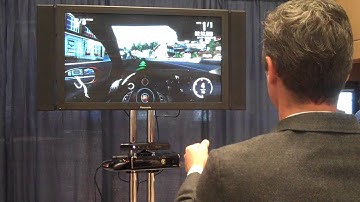 Demo of the XBOX Kinect Tecnology at #PLMCONX