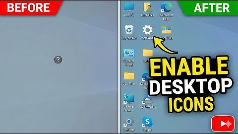 How to Enable Desktop Icons on Windows 10 & 11 (This PC, Recycle Bin)