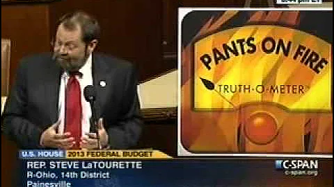 Rep. Steve LaTourette speaks on behalf of his bipartisan budget plan