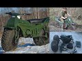 Taurus 2×2 is a foldable Russian All-Terrain Motorcycle – Video