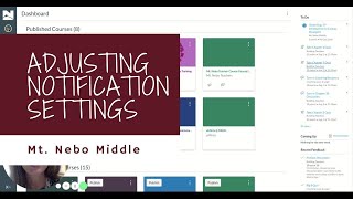 Adjusting Notification Settings in Canvas