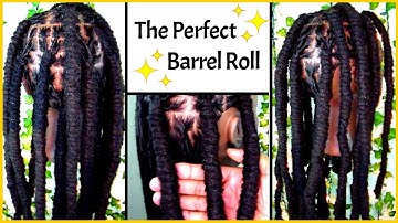 Loc Style Tutorial #30: The Perfect BARREL ROLLS | Unisex Loc Hairstyle | Loc Style for Men & Women