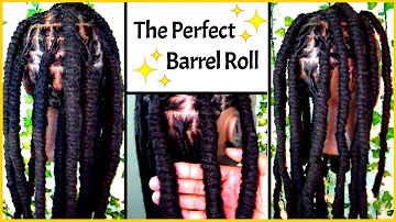 Loc Style Tutorial #30: The Perfect BARREL ROLLS | Unisex Loc Hairstyle | Loc Style for Men & Women