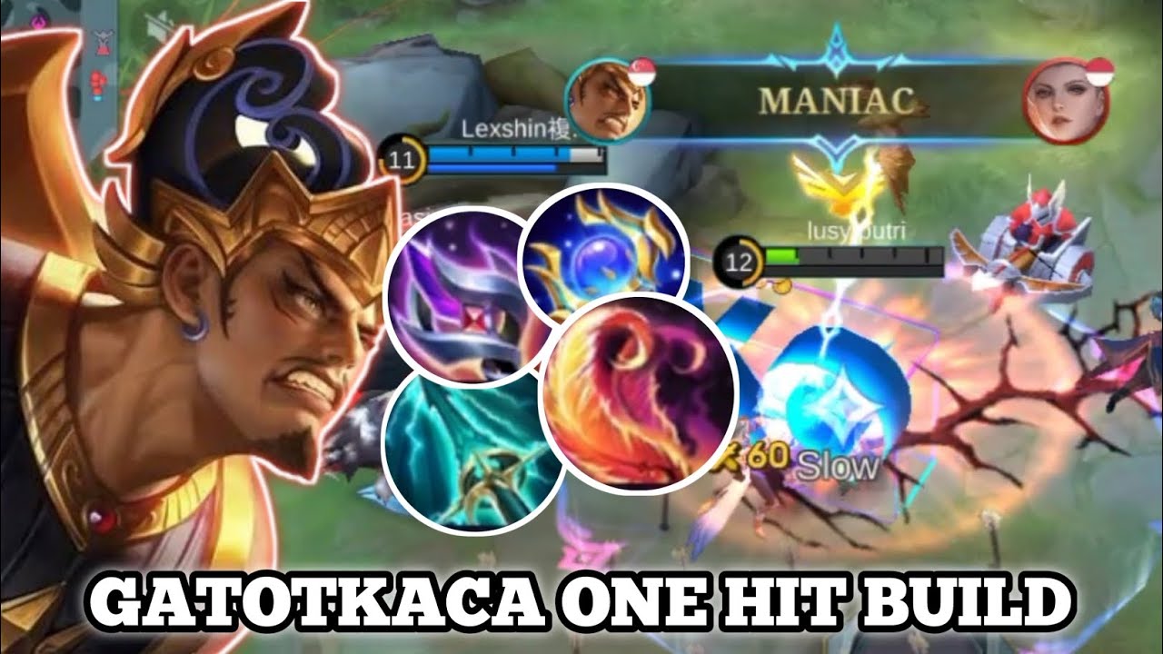 Gatotkaca full item mage‼️gatotkaca one shot build