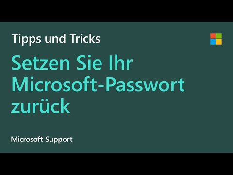 Wie Sie Ihr Passwort für Windows, Xbox, Outlook, Hotmail, Skype und Live! Microsoft zurücksetzen